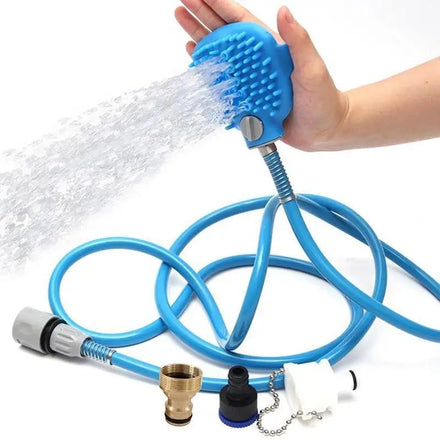 Pet Bathing Tool Comfortable Massager Shower Cleaning Washing Bath Sprayer Dog Brush Pet Supplie Outdoor Dog Shower