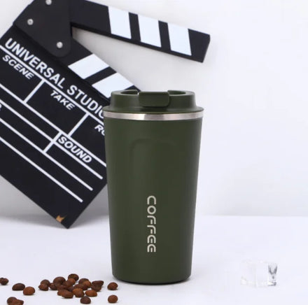 Wholesale 380ml/510ml Coffee Tumbler Double Wall Insulated Cup With Flip Lid for Business Gift