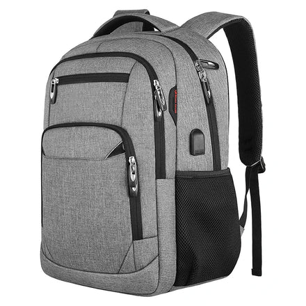 Custom Anti Theft Laptop Backpack Bag School Computer Bags with USB Charging Port Durable Slim Business Travel for Men and Women