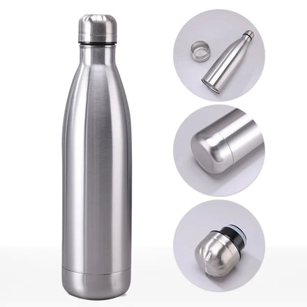 17oz Vacuum Flasks Cola Shape Fitness Thermo Sports Bottle Stainless Steel Water Bottle With Custom Logo