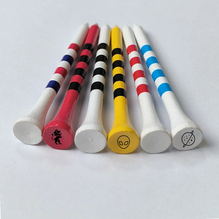 Factory Price Custom Logo Printed Bamboo Wooden Golf Tees