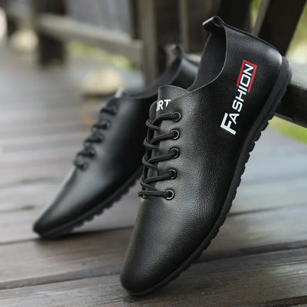 Fashion Factory Wholesale Custom Cheap Price Casual Lace up Pu Leather Men Shoes Loafers