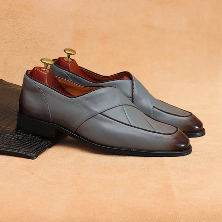 New Design Plus Size Men's Breathable Cow Genuine Leather Oxford Shoes Formal Business Office Career Professional Dress Shoes