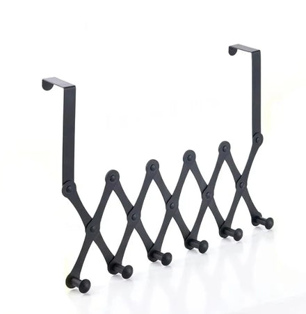 Hot Selling X Shape Folding Expandable Hanger Wall-mounted Hook Mount Retractable Clothes Shelf Storage Rack