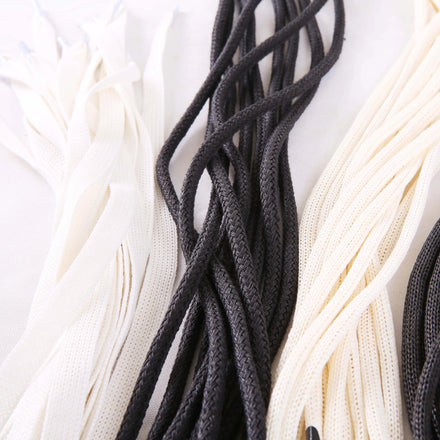 Knitted Braided Paper Rope Handles with Tips for Paper Shopping Bags