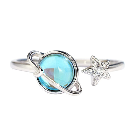 G1824 Fashion Jewelry Open Adjustable Rings Earth Stars Moon Ring for Women