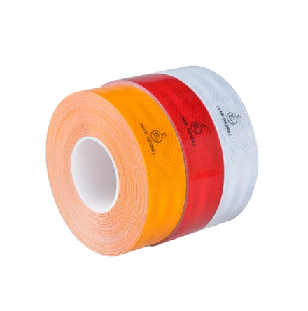 Free Sample 5cm X 30cm Reflective Adhesive Tape Red White Reflective ECE DOT Cinta Reflectiva Retro Reflective Tape
