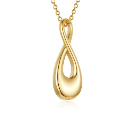 Pet Ash Pendant Modern Luxury Handmade Eco-Friendly Stainless Steel Classic Unisex Funeral Urn Necklace Charm