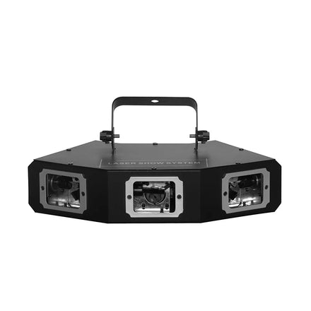 3 Head Sector Rgb Full Color Animation Projector Disco Dj 400Mw Laser Light