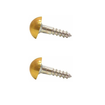 Factory Custom Mirror Screws 25mm Gold Plated Mirror Screw Fixings Mirror Finished Screw Caps