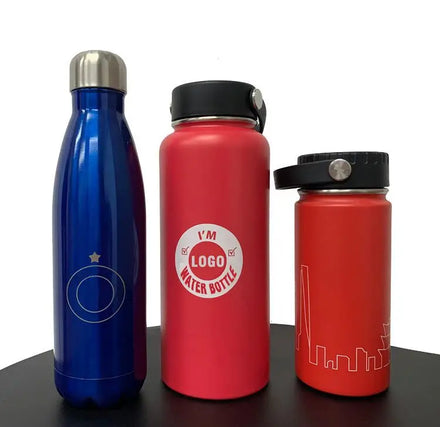 Sublimation Custom Color Print Vacuum Insulated Metal Sport Drink With Handle 304 Stainless Steel Water Bottle With Custom Logo