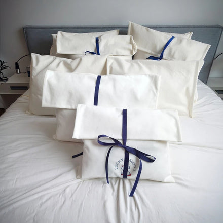 Hot Selling Oem Cotton Envelope Bag Custom Ribbon Organic Envelope Cotton Canvas Pillow Muslin Calico Pillow Envelope Dust Bag