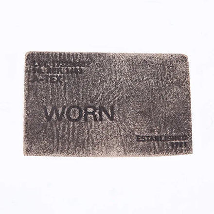 Manufacturers Custom Clothes Embossed Leather Label Jeans Blank Genuine Leather Patch Eco-Friendly Custom Color TEAMMADE