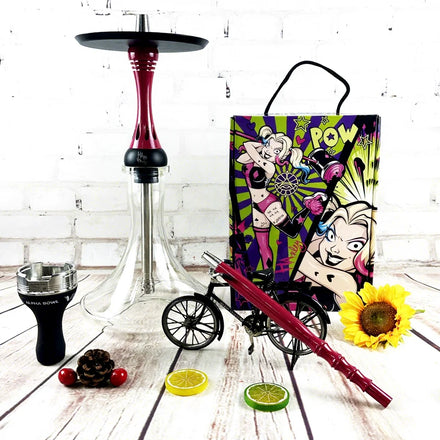 Factory Customization ALPHA X HARLEY ALPHA HOOKAH Eco-Friendly Durable Classic Style Stainless Steel Lacquer Technics