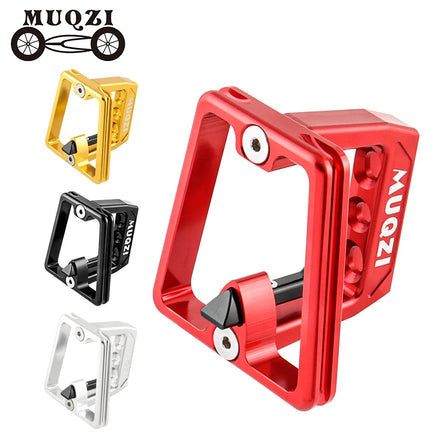 MUQZI Folding Bike 3 Hole Front Carrier Block Bag Rack Pig Nose Front Shelf Adapter Folding Bike Parts