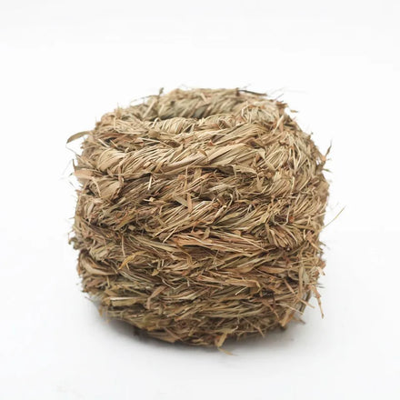 Small Removable Animal Pattern Pet Straw House for Hedgehogs Guinea Pigs Hamsters Chinchillas Two Holes Nest Hay Landscaping