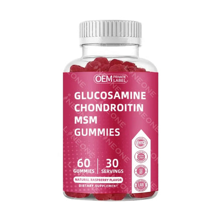 Natural Joint Support MSM Candy Chewable Gummies Extra Strength With Glucosamine & Vitamin E for Joint & Flexibility Support