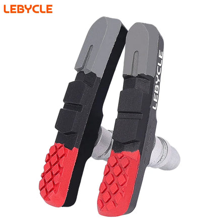 LEBYCLE Bicycle Brake Shoes for Aluminum Alloy Rim 73mm Bike V Brake Shoes Durable V-Brake Blocks Braking Parts