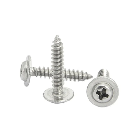 Metric Customised Cross Recessed Hexagonal Head Self Tapping Screws with Cushion for Plastic Applications