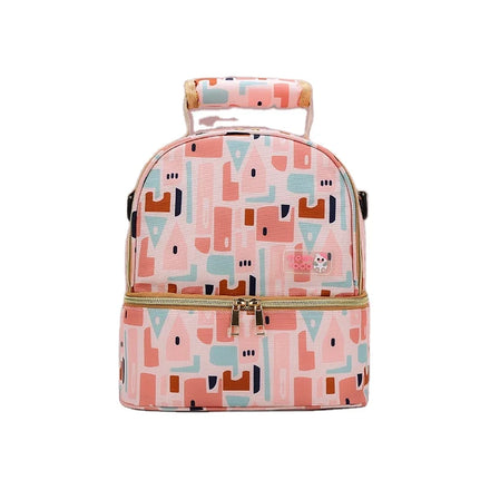 Insulated Cooler Bag Dual Compartment Lunch Cooler Bag For Kids Waterproof Picnic Thermal Bag