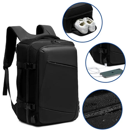 Laptop Travel Backpacks Business Backpack Multifunctional Multi-layer Male Waterproof Mochila Large Capacity Travel Backpack