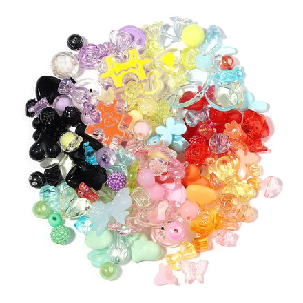 Assorted Cartoon Acrylic Loose Beads for DIY Phone Chain Beaded Jewelry Accessories