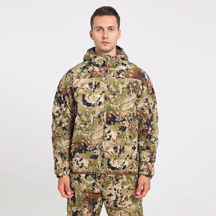 Custom Kelvin Light Down Jacket Hunting Gear Products Winter Hunting Jacket Camouflage Hunting Clothes for Men