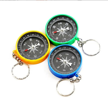 Mini Aluminum keychain Compass 45mm for Camping Hiking