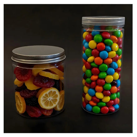 PET Clear Plastic Jars Food 300ml Beans Storage Jar Plastic Storage Jar for Nuts Candy
