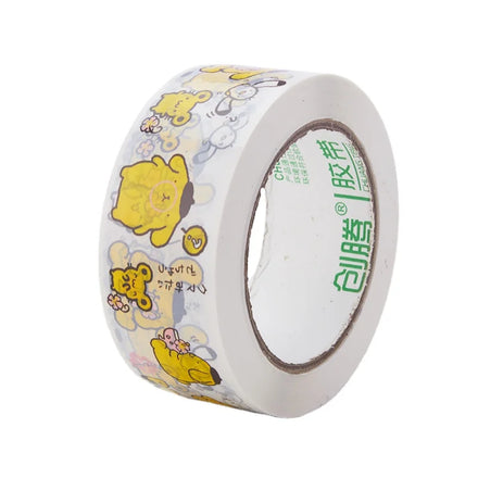 Acrylic Sealing Tape Cute Dog Decorative Sticker Net Red Customizable BOPP Single Sided Water Activation 4.5cmx100y Freon-Proof