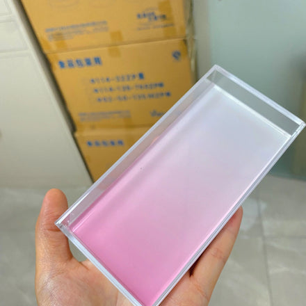 Custom Color Lash Holder Organizer Palette Storage case Box for Eyelash Extension Acrylic Lash Tiles With Cover Private Label