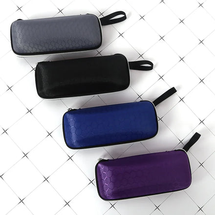 High Quality New Honeycomb Zipper Spectacle Durable Compression Waterproof Sunglasses Organizer Eyeglasses Storage Box