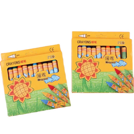 Kids Art Painting Color Pencil Set Bright Colors Silky Pastels Chalk Non-toxic Washable Colored Crayons for Painting