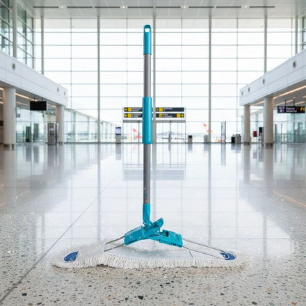 Euro Style Commercial Mop System Professional Industrial Cotton Dust Mop Steel Eco-Friendly Quick Dry Floor Cleaning Mop