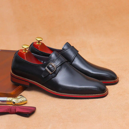 New Design Plus Size Men's Breathable Cow Genuine Leather Oxford Shoes Formal Business Office Career Professional Dress Shoes