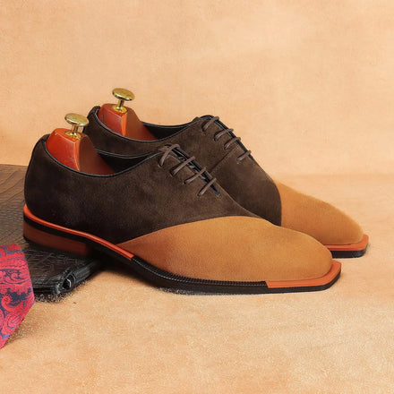New Design Plus Size Men's Breathable Cow Genuine Leather Oxford Shoes Formal Business Office Career Professional Dress Shoes