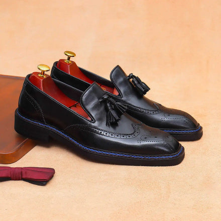 New Design Plus Size Men's Breathable Cow Genuine Leather Oxford Shoes Formal Business Office Career Professional Dress Shoes