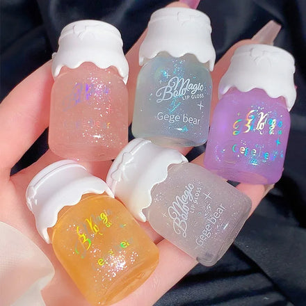 Hot Selling Moisturizing Lip Honey Transparent Lip Oil Waterlight Mirror Glass Lip Glaze Care Oil Lipstick