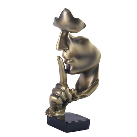 Wholesales Creative Figurines Bookends Decorative Hand Resin Home Decor Resin Human Face Statue