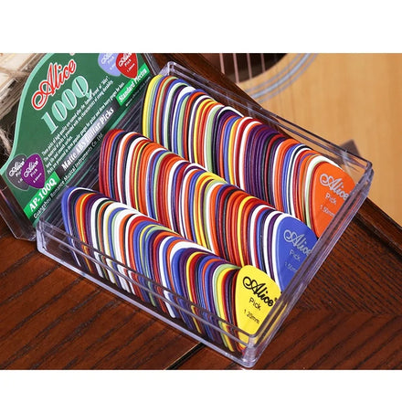 Wholesale 100Pcs/box 0.58/0.71/0.81/0.96/1.20/1.50mm Thickness Electric Acoustic Music Picks Guitar Plectrum