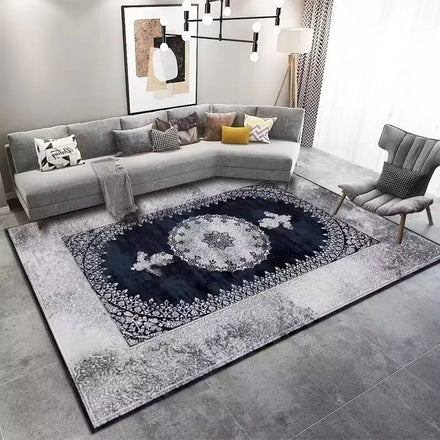 New Design Custom Made Machine Made Non-Slip Luxury Modern Crystal Velvet Floor Area Rugs Carpet for Living Room