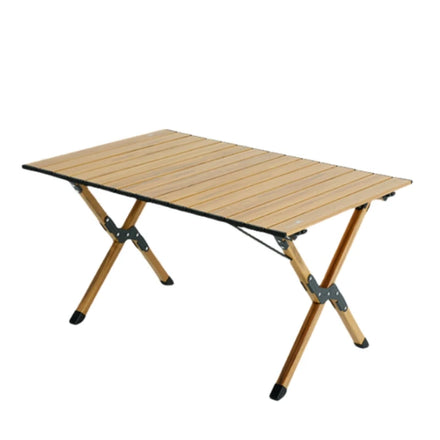 Moonlenc Modern Outdoor Foldable Aluminum Alloy Picnic Dining Camping Table Portable Egg Roll