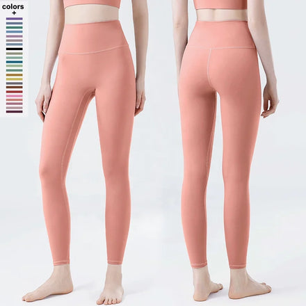 Cloud Sense Traceless High Waist Tight Compression Butt Lifting Pants Gym Sports Running Fitness Yoga Leggings for Women