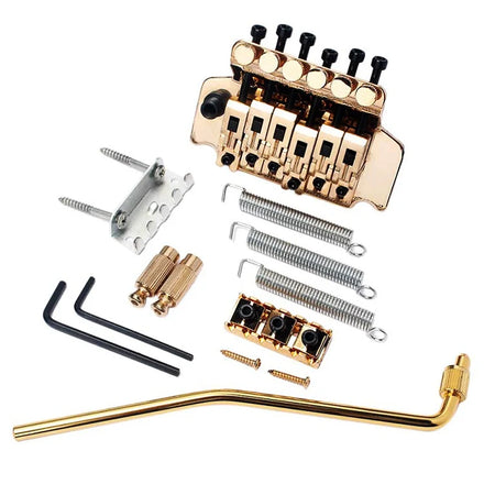 Gold 6 String Floyd Rose Double Locking Tremolo System Guitar Bridge for Electric Guitar Parts