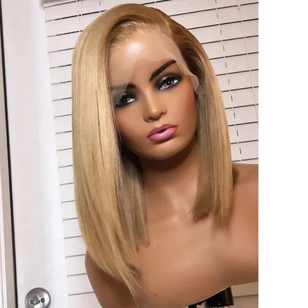Wholesale Lace Frontal Raw Hair Natural Hairline Cuticle Aligned Bob Wig HD Lace Front Wig for Women