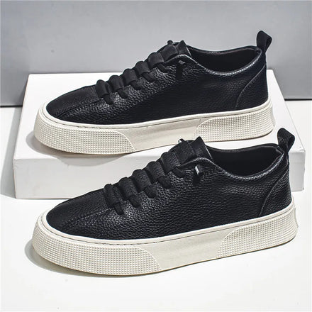 Men's Sneakers Leather Men Loafers Shoes Fashion Slip on Men Driving Soft Shoes