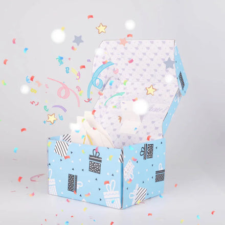 2026 New Design Exploding Love Gift Box with Pop up Confetti DIY Mailer Mysteries Package Paper Box Party Mother's Day Gift Box