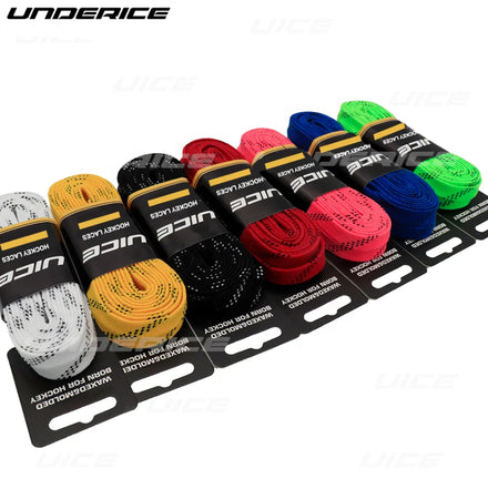 UICE Brand Quality Cotton Skate Laces Wholesale and OEM for Ice Hockey and Street Roller Blading Skating Waxed Molded Filed