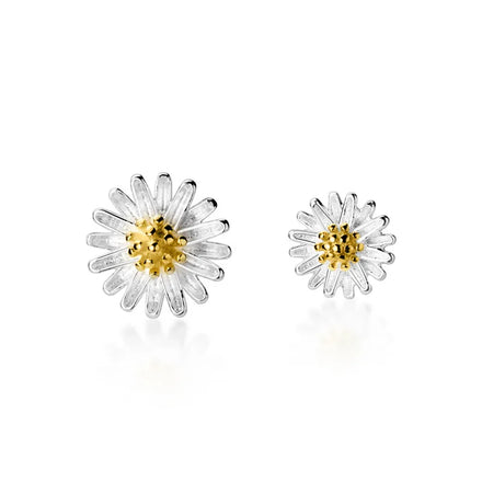 Daisy Flower Stud Earrings for Women Romantic Wedding Accessories Party Fashion Versatile Girls Jewelry
