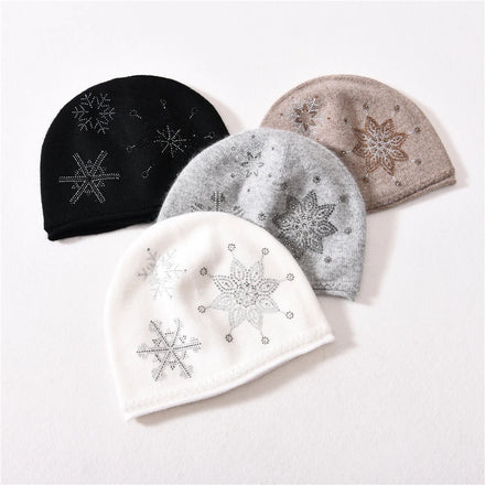 Jxwatcher Custom Logo Wholesale Bulk Winter Beanie Sport Double Layer Thick Warm Soft Cashmere Beanie Cap Knit Winter